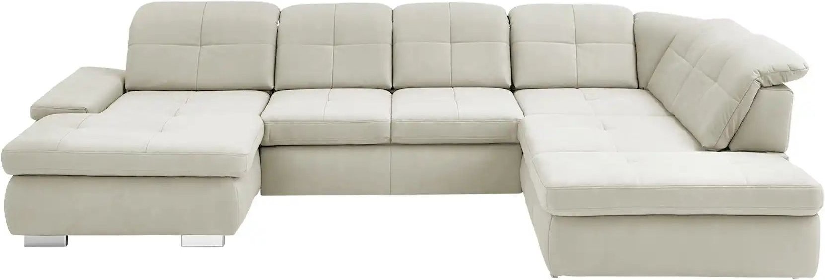 Lounge Collection Wohnlandschaft aus Mikrofaser Affair ¦ weiß ¦ Maße (cm): B: 371 H: 100 T: 260.0 Polstermöbel > Sofas >...