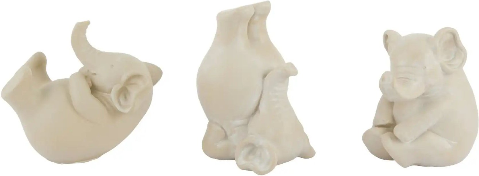 Thumbnail - Dekofigur Elefant sortiert ¦ creme ¦ Kunststoff ¦ Maße (cm): B: 9,5 H: 10 T: 6.0 Accessoires > Dekoartikel - Höffner