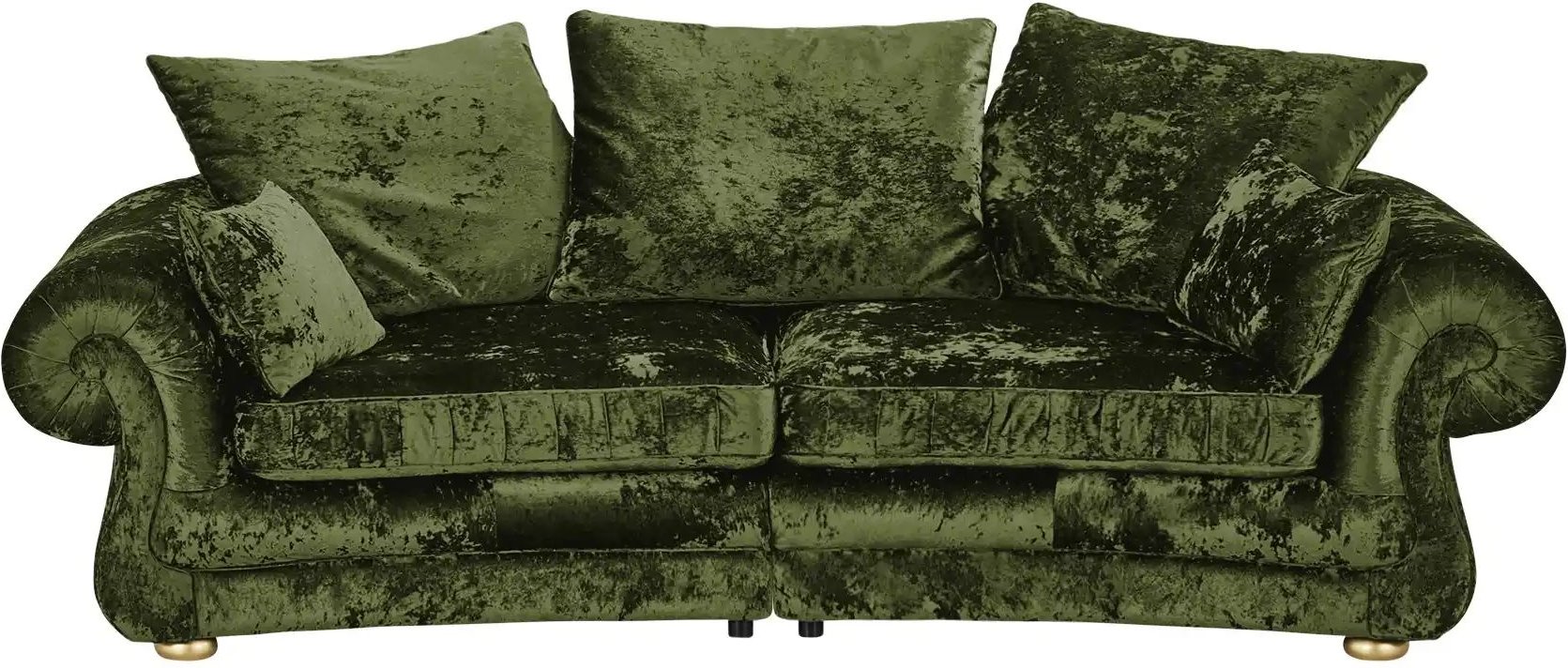Thumbnail - Megasofa Mikrofaser Sensation ¦ grün ¦ Maße (cm): B: 280 H: 82 T: 135.0 Polstermöbel > Sofas > 3-Sitzer - Höffner