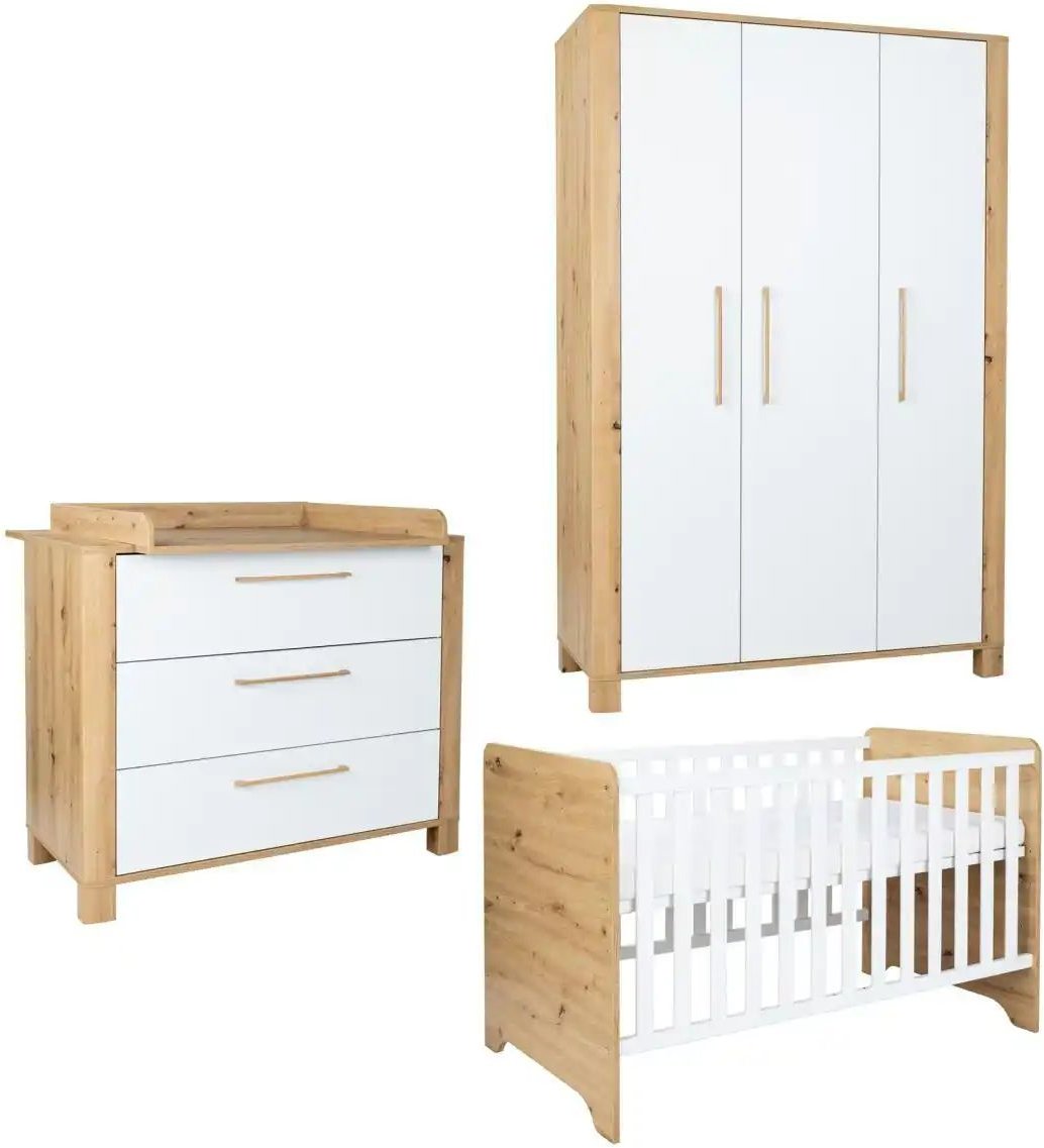 Thumbnail - Babyzimmer 3er-Set Marlon ¦ mehrfarbig ¦ Maße (cm): B: 388 H: 382 Baby > Babymöbel > Babyzimmer Set - Höffner