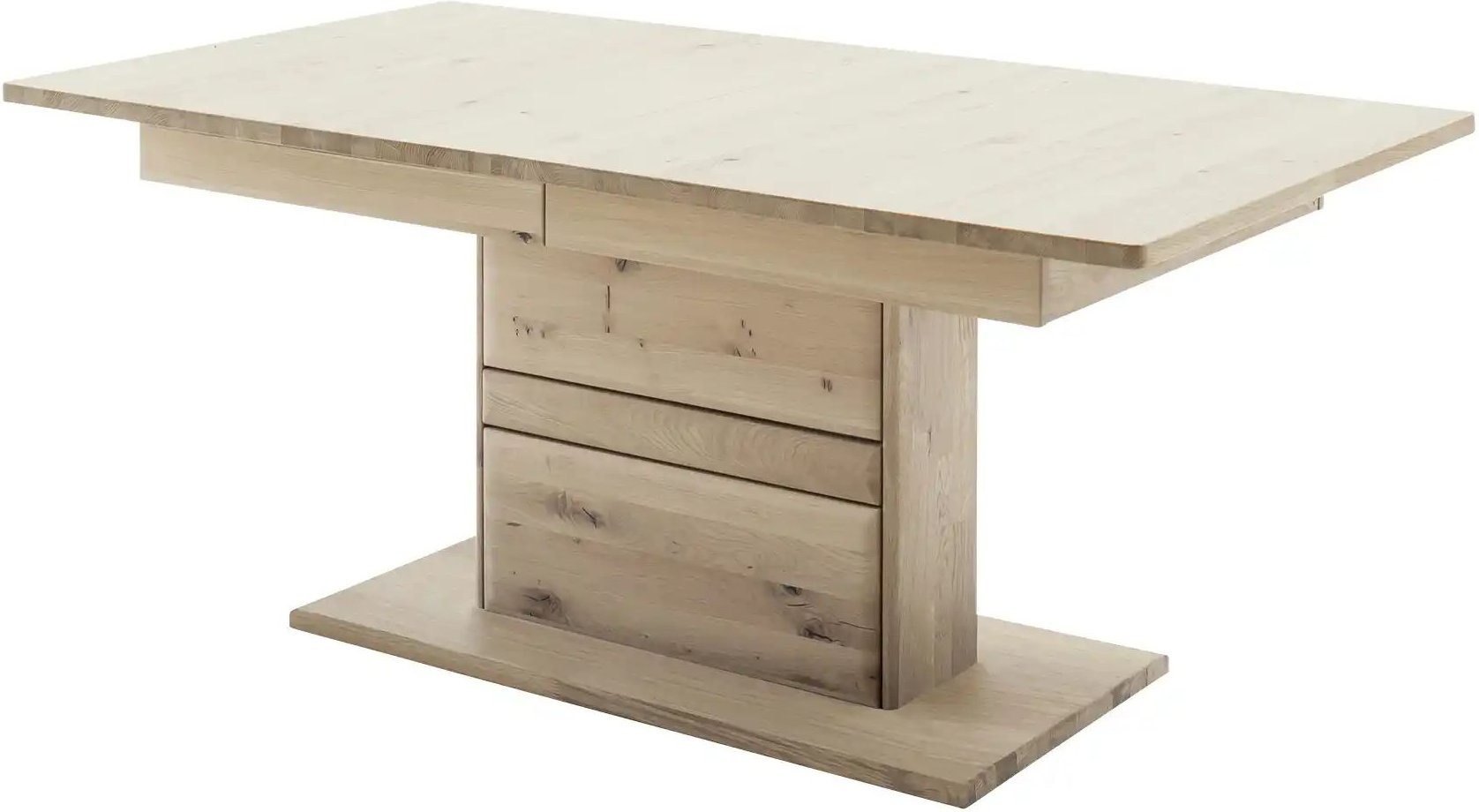 Woodford Säulentisch ausziehbar Onna ¦ holzfarben ¦ Maße (cm): B: 100 H: 77 Tische > Esstische > Esstische massiv - Höff...