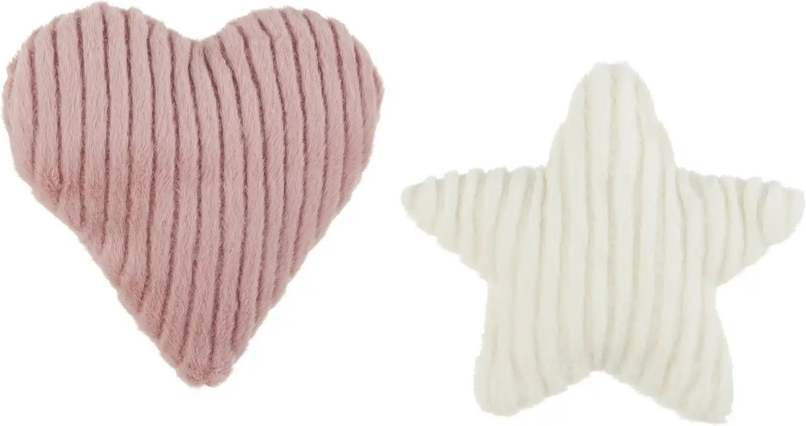 HOME STORY Stoffanhänger 2er Set ¦ mehrfarbig ¦ Polyester ¦ Maße (cm): B: 3,5 H: 14 Weihnachten - Höffner