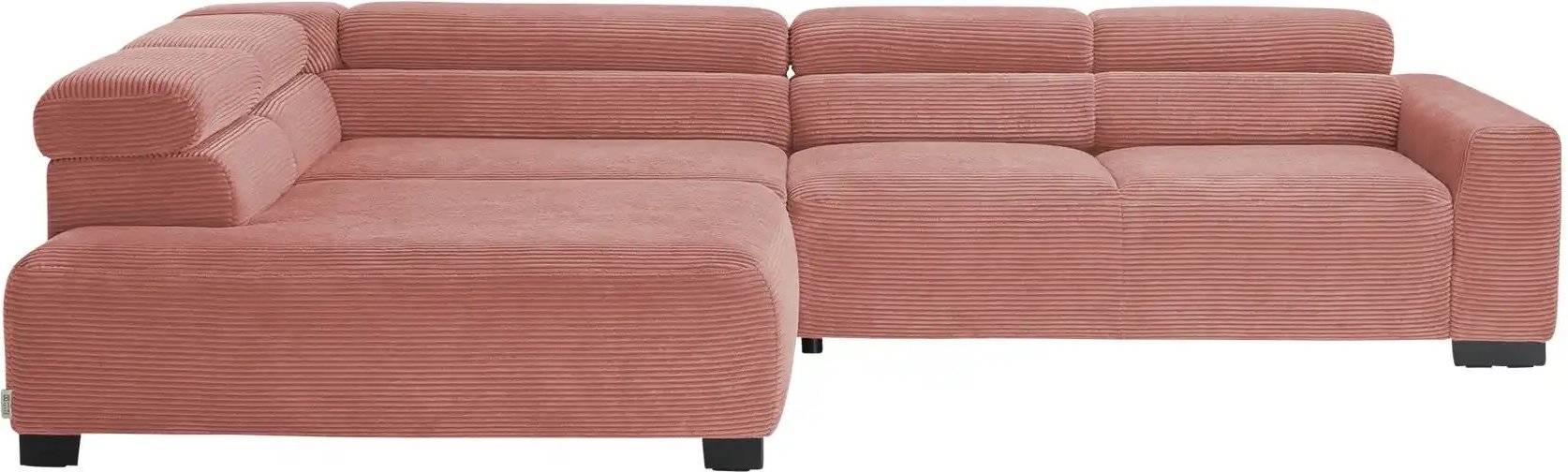 Jette Home Ecksofa aus Cord Jette Flirt ¦ rosa/pink ¦ Maße (cm): B: 311 H: 84 T: 219.0 Polstermöbel > Sofas > 3-Sitzer -...