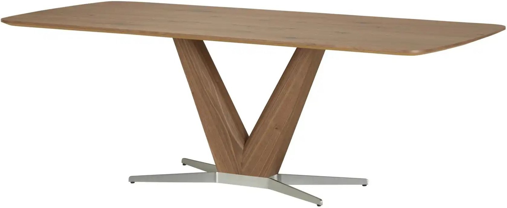KOINOR HPL Säulentisch Dining System 1 ¦ holzfarben ¦ Maße (cm): B: 100 H: 76 Tische > Esstische > Esstische eckig - Hö...