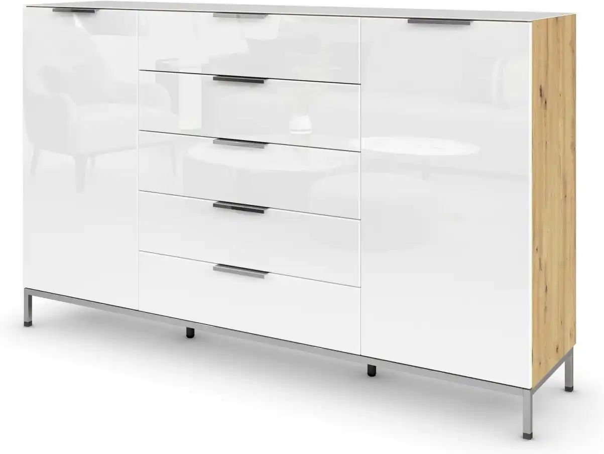 Highboard Flipp ¦ holzfarben ¦ Maße (cm): B: 180 H: 110 Kommoden & Sideboards > Highboards - Höffner