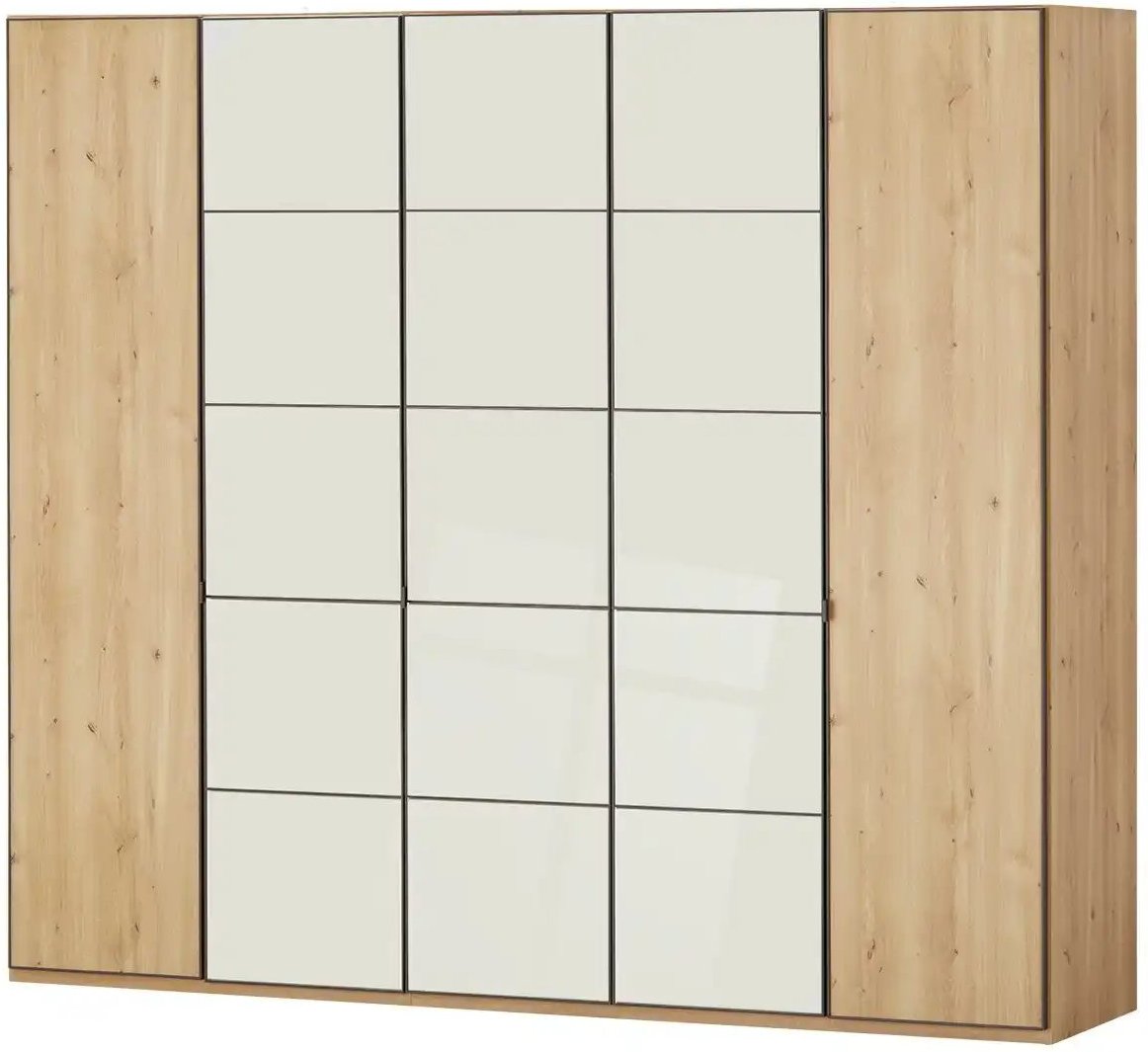Thumbnail - uno Drehtürenschrank 5-türig Nefi ¦ holzfarben ¦ Maße (cm): B: 250 H: 216 T: 65.0 Schränke > Kleiderschränke > Drehtür...