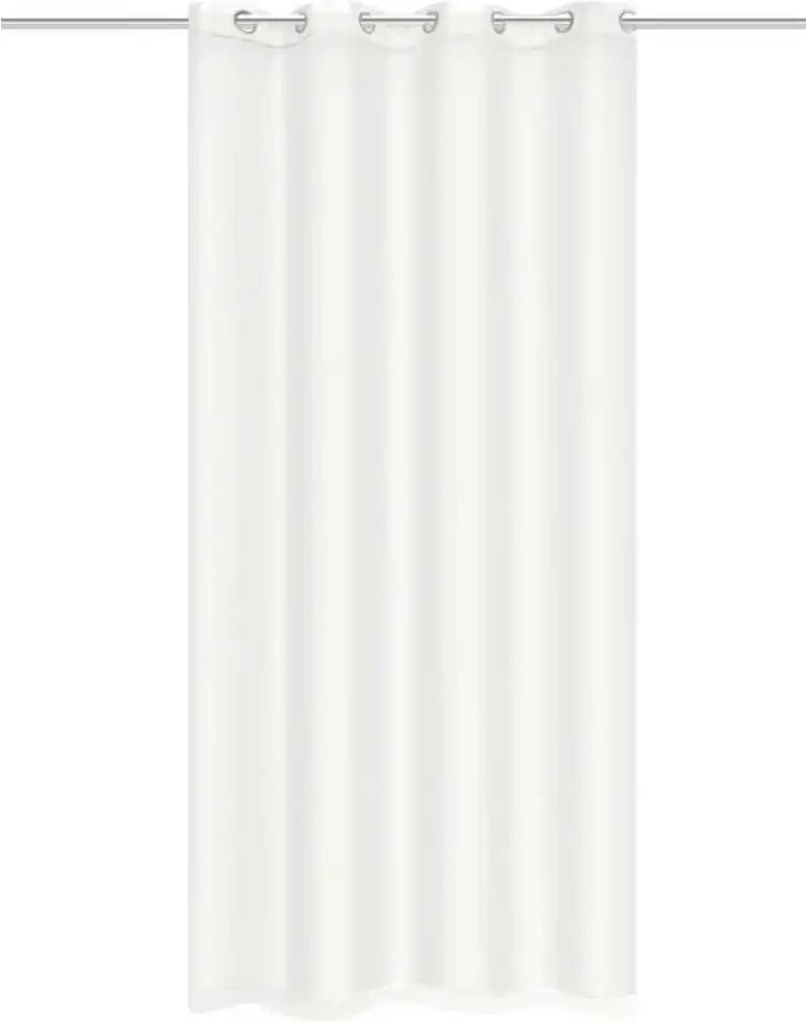 HOMEbasics Ösenschal ¦ weiß ¦ Maße (cm): B: 140 H: 175 Gardinen & Rollos > Gardinen & Vorhänge > Schiebegardinen - Höf...