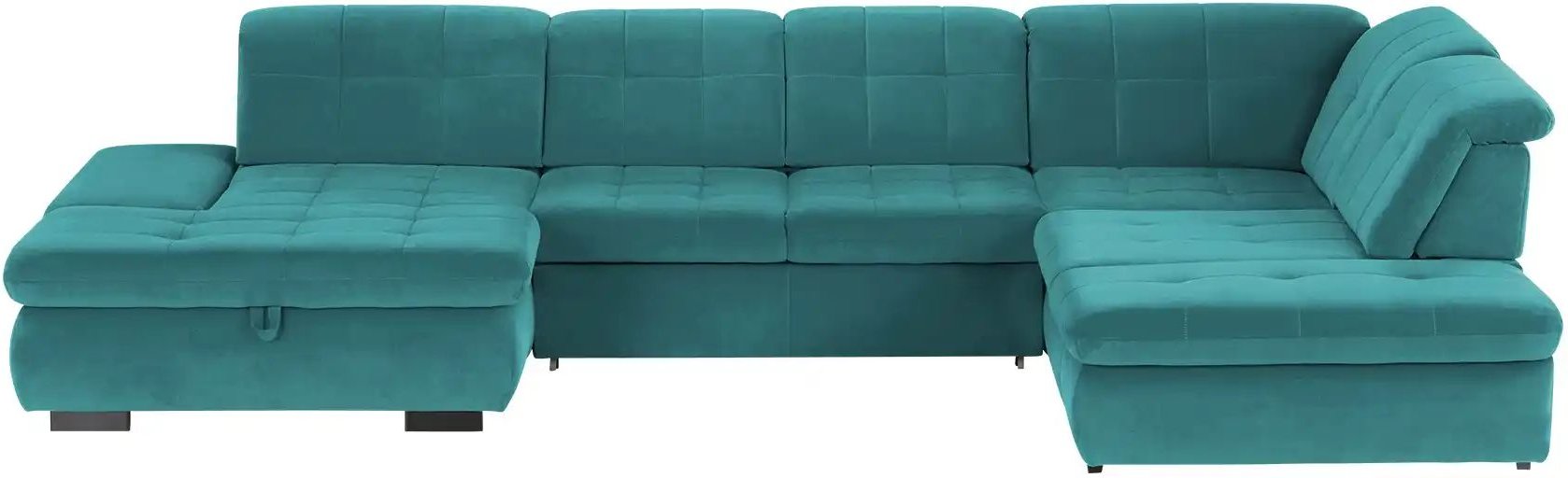 Lounge Collection Wohnlandschaft Spencer ¦ türkis/petrol ¦ Maße (cm): B: 382 H: 102 T: 260.0 Polstermöbel > Sofas > Sch...