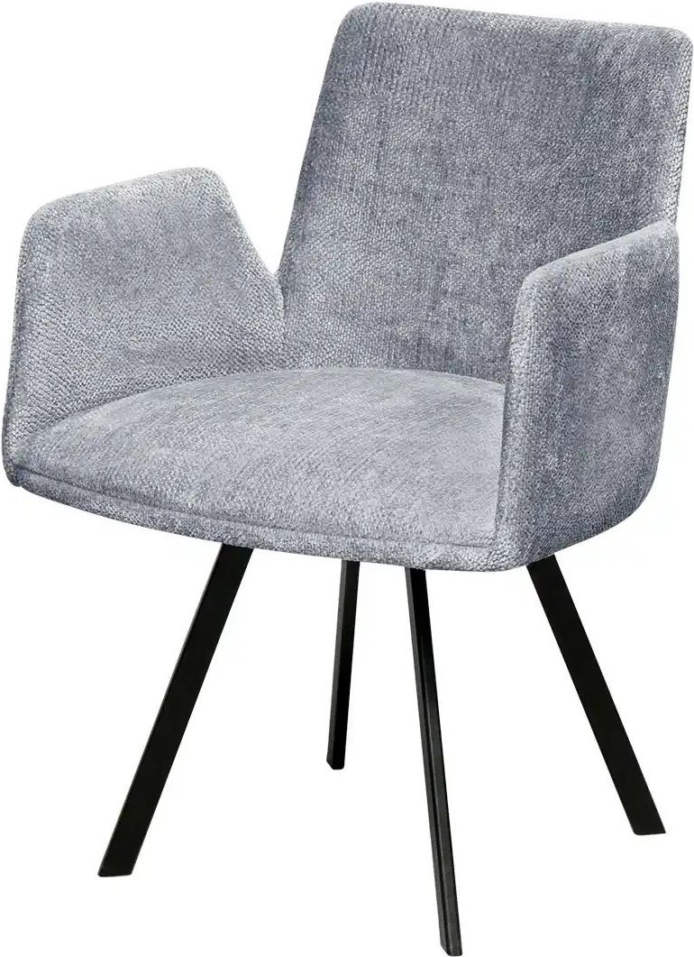 Woodford Polsterstuhl Badin ¦ grau ¦ Maße (cm): B: 57,5 H: 82,5 T: 55.5 Stühle > Esszimmerstühle > Esszimmerstühle mit ...