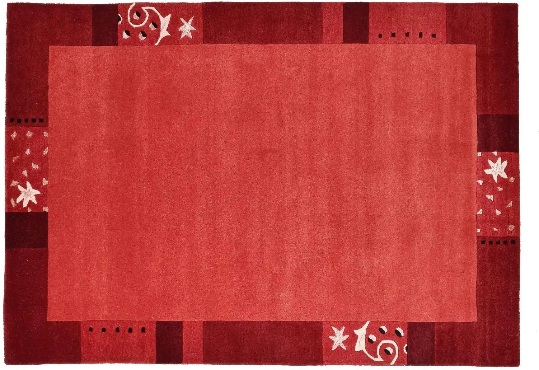 Thumbnail - THEKO Wollteppich Royal Ganges ¦ rot ¦ Wolle ¦ Maße (cm): B: 90 H: 1,3 Teppiche > Wohnteppiche - Höffner