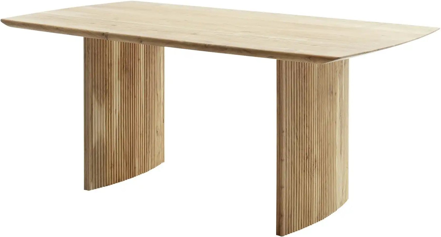 Thumbnail - Woodford Wangentisch mit Schweizer Kante Rico ¦ holzfarben ¦ Maße (cm): B: 100 H: 77 Tische > Esstische > Esstische mass...