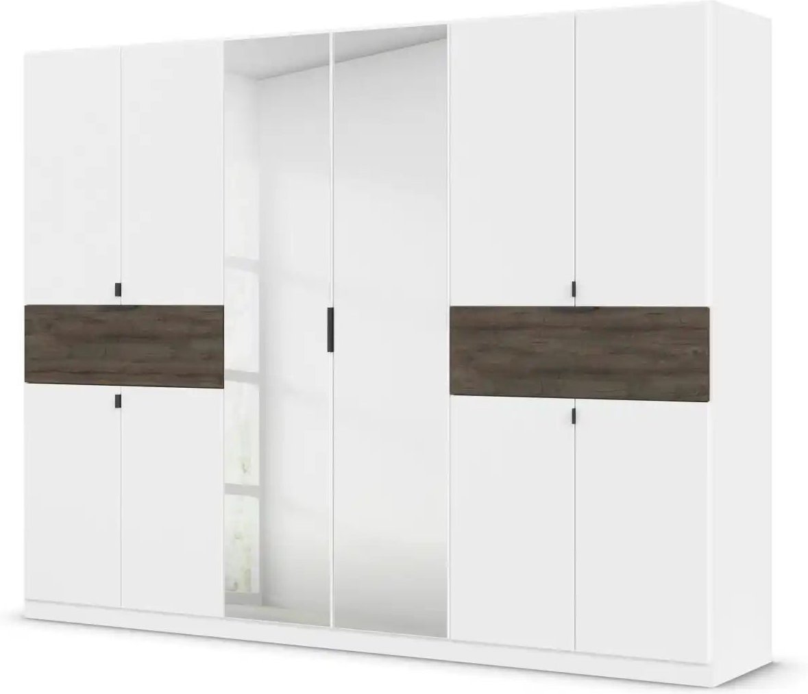 Drehtürenschrank Thurso ¦ weiß ¦ Maße (cm): B: 271 H: 210 Schränke > Kleiderschränke > Drehtürenschränke - Höffner