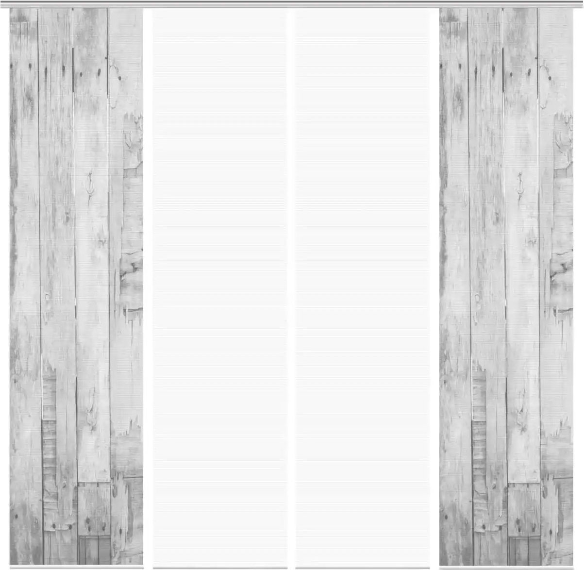 VISION S Schiebevorhang ¦ grau ¦ Synthetik ¦ Maße (cm): B: 60 H: 260 Gardinen & Rollos > Gardinen & Vorhänge > Schiebe...