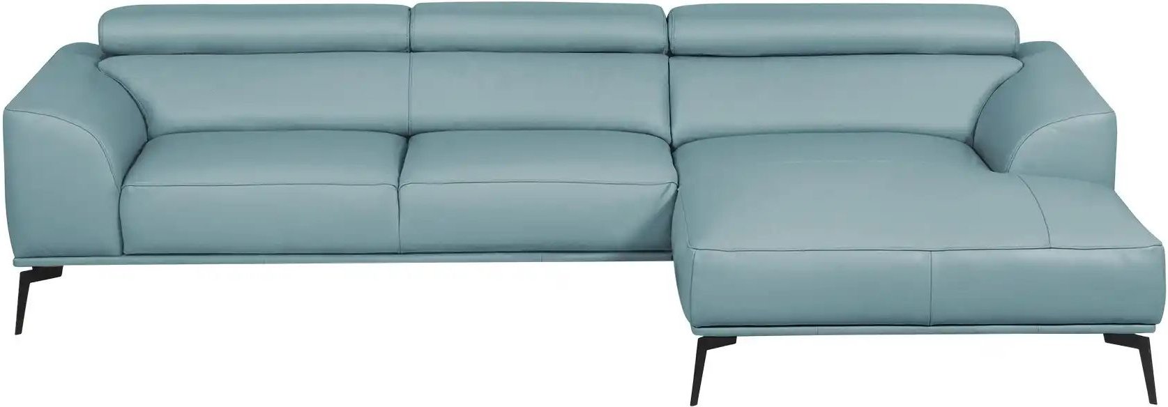 Thumbnail - Ravensberger Werkstätten Ecksofa Atlanta ¦ blau ¦ Maße (cm): B: 283 H: 92 T: 173.0 Polstermöbel > Sofas > Ecksofas - Hö...