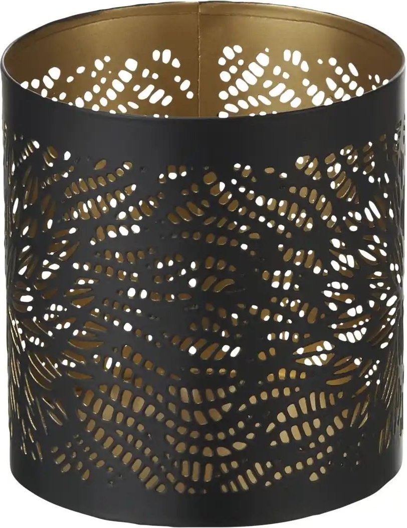 HOME STORY Windlicht ¦ schwarz ¦ Eisen ¦ Maße (cm): H: 10 Ø: 9 Accessoires > Kerzen & Kerzenständer - Höffner