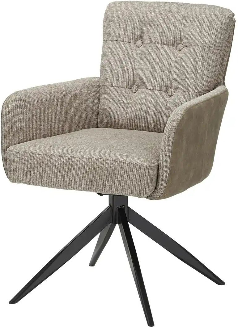 Polsterstuhl Tosca ¦ beige ¦ Maße (cm): B: 60 H: 90 T: 68.0 Stühle > Esszimmerstühle > Esszimmerstühle mit Armlehnen - ...