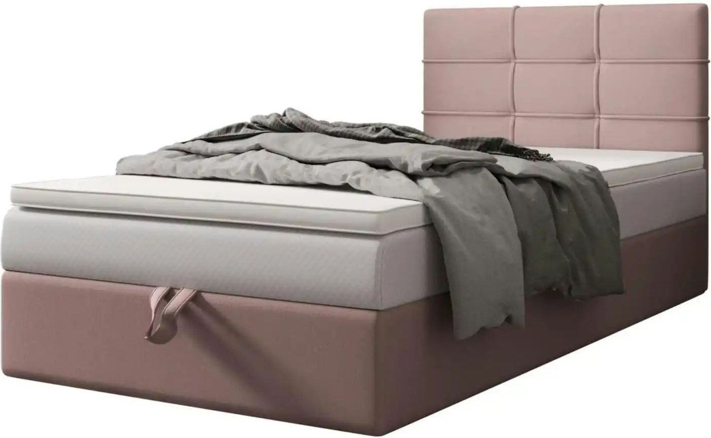 Boxbett mit Stauraum Matratze H3 und Topper Duo 2 ¦ beige ¦ Maße (cm): B: 120 H: 102 Betten > Komfortbetten - Höffner