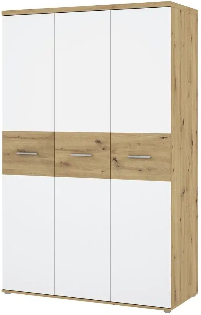 Thumbnail - Kleiderschrank Jamaro ¦ holzfarben ¦ Maße (cm): B: 119,6 H: 188,6 T: 52.7 Schränke > Kleiderschränke > Drehtürenschränk...