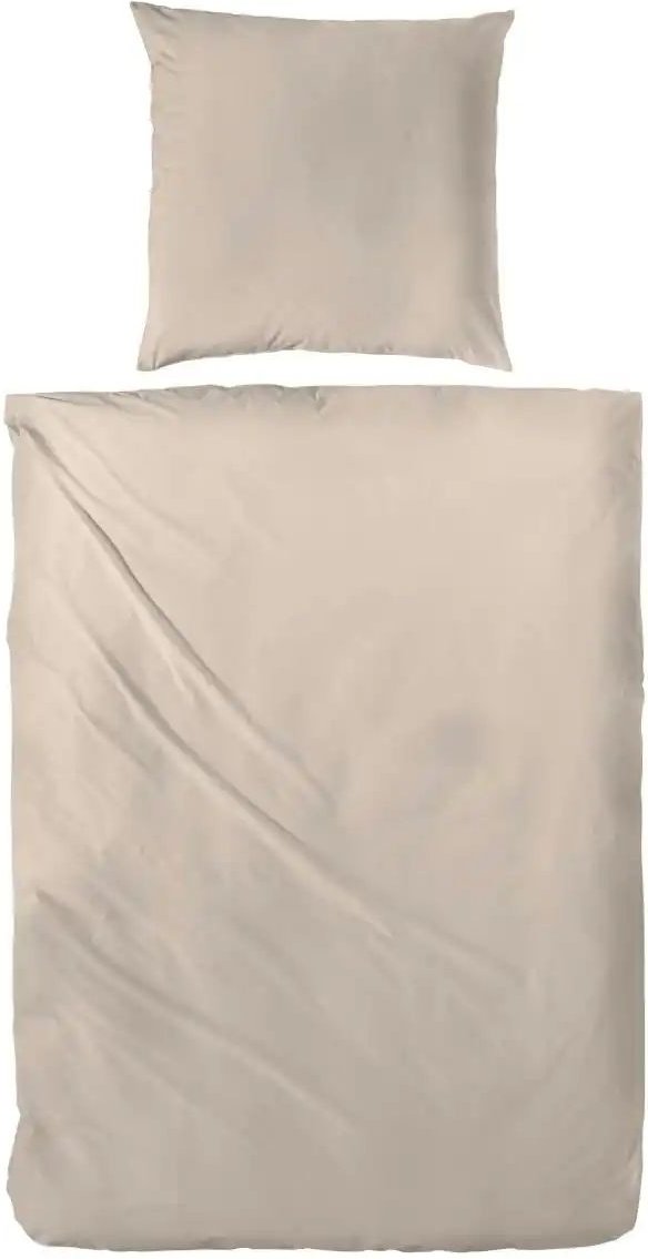 Mako-Satin Bettwäsche-Set   ¦ braun ¦ Maße (cm): B: 155 H: 1 Bettwaren > Bettwäsche > Bettwäsche ganzjährig - Höffner