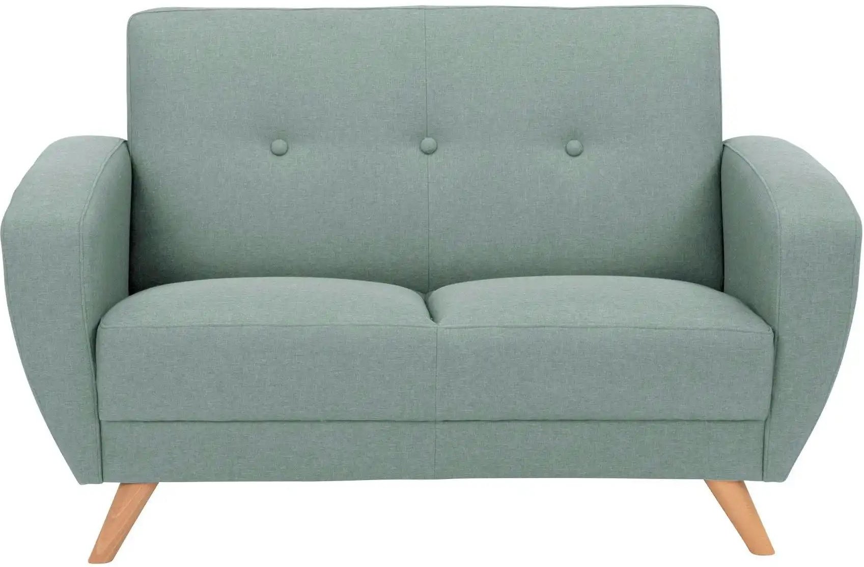 Thumbnail - Max Winzer Einzelsofa Jerry ¦ türkis/petrol ¦ Maße (cm): B: 136 H: 85 Polstermöbel > Sofas > 2-Sitzer - Höffner