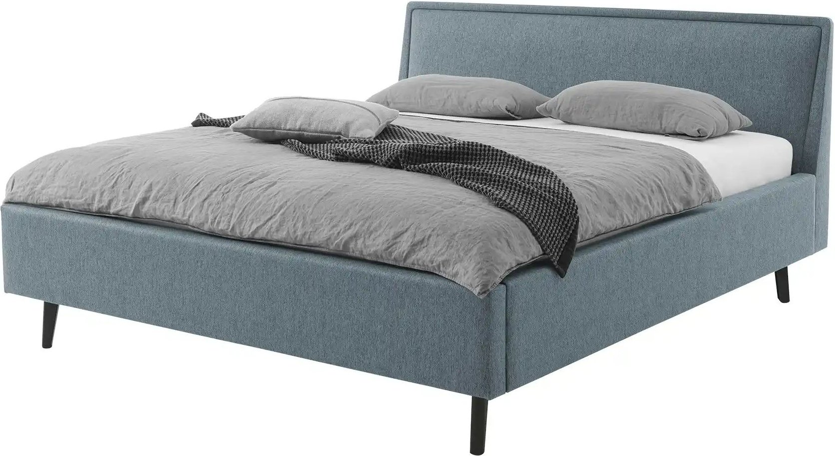 Polsterbett  Fairford ¦ blau ¦ Maße (cm): B: 176 H: 105 T: 224.0 Betten > Komfortbetten - Höffner