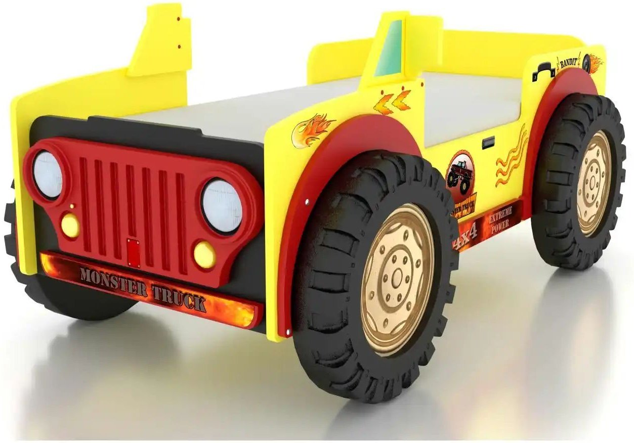 Thumbnail - Autobett ¦ gelb ¦ Maße (cm): B: 116 H: 92 Betten > Bettgestelle - Höffner