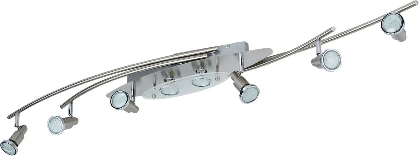 Thumbnail - KHG LED-Deckenstrahler ¦ silber ¦ Maße (cm): B: 127 H: 10 T: 12.5 Lampen & Leuchten > Deckenleuchten - Höffner