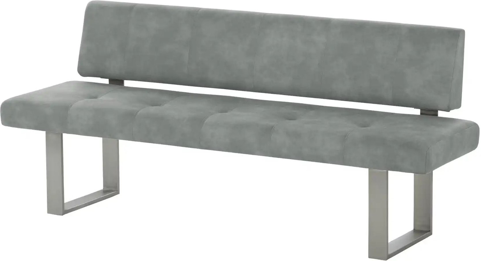 Wohnwert Einzelbank Mia ¦ grau ¦ Maße (cm): B: 240 H: 90 T: 66.0 Bänke > Einzelbänke - Höffner