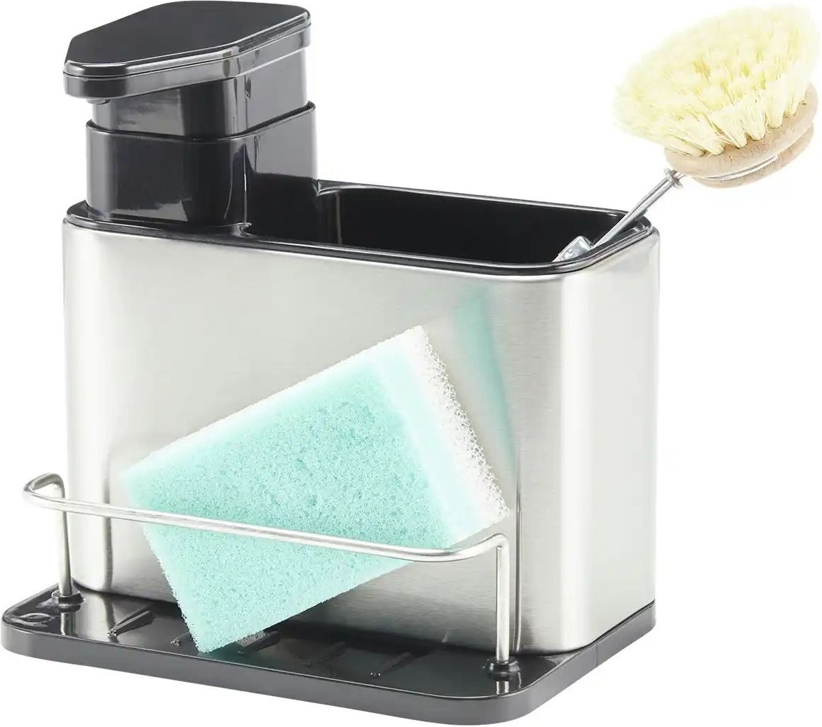 KHG Küchen- Organizer- Set ¦ silber ¦ Edelstahl,Kunststoff ¦ Maße (cm): B: 12,8 H: 18,5 Küchenzubehör & Helfer > Küche...