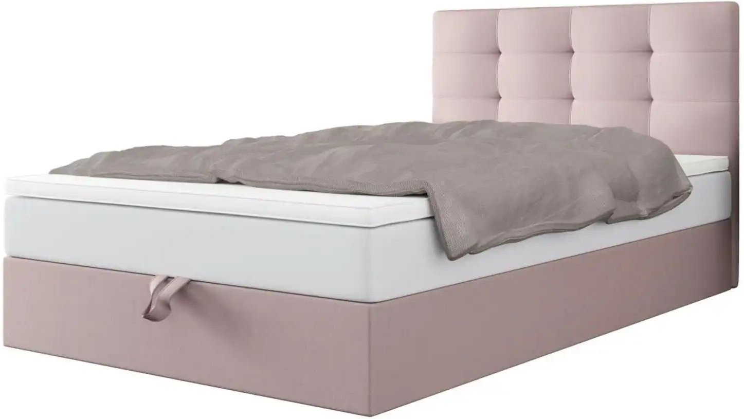 Thumbnail - Boxbett mit Stauraum Matratze H3 und Topper Duo ¦ beige ¦ Maße (cm): B: 120 H: 102 Betten > Komfortbetten - Höffner