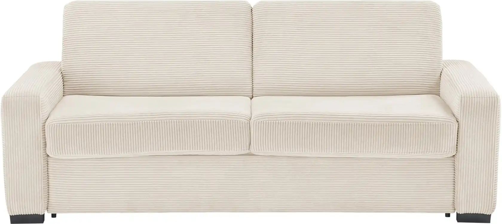 switch Schlafsofa aus Cord Vanila ¦ creme ¦ Maße (cm): B: 220 H: 87 T: 98.0 Polstermöbel > Sofas > 3-Sitzer - Höffner