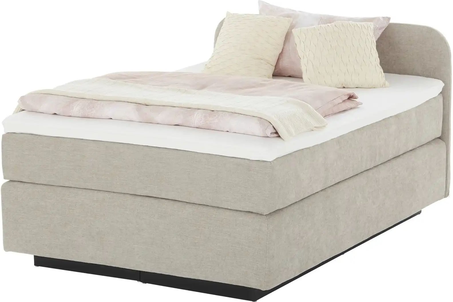 Wohnwert Boxspringbett Jarna ¦ creme ¦ Maße (cm): B: 140 H: 100 Betten > Boxspringbetten - Höffner