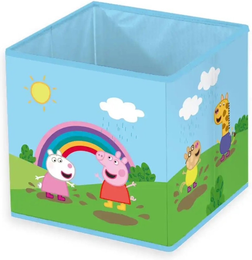 Herding Aufbewahrungsbox Peppa Wutz ¦ mehrfarbig ¦ Stoff ¦ Maße (cm): B: 30 H: 30 Aufbewahrung > Aufbewahrungsboxen - H...
