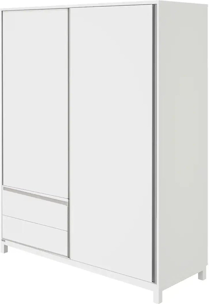 PAIDI Schiebetürenschrank Olli ¦ weiß ¦ Maße (cm): B: 164 H: 204 T: 62.0 Schränke > Kleiderschränke > Schwebetürenschrä...