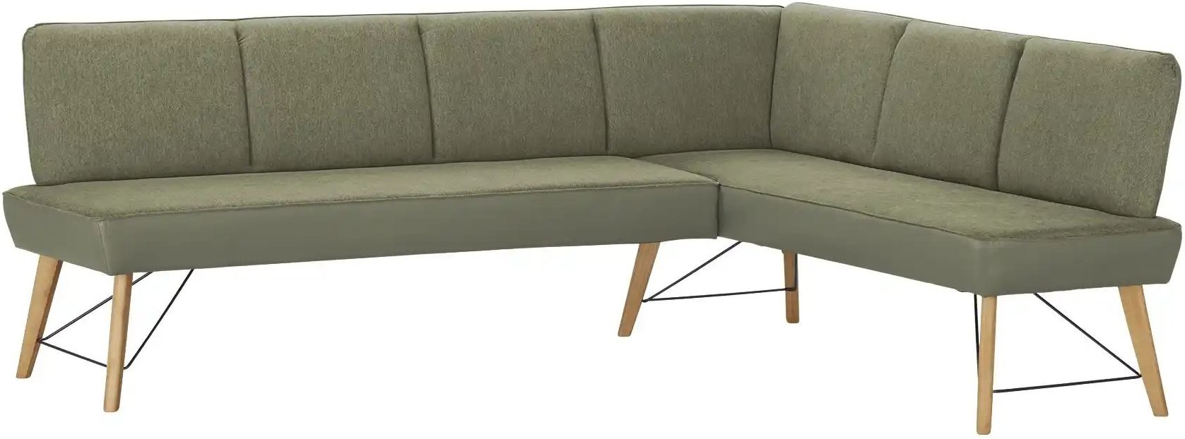 Woodford Eckbank Enzo ¦ grün ¦ Maße (cm): H: 87 Bänke > Eckbänke - Höffner