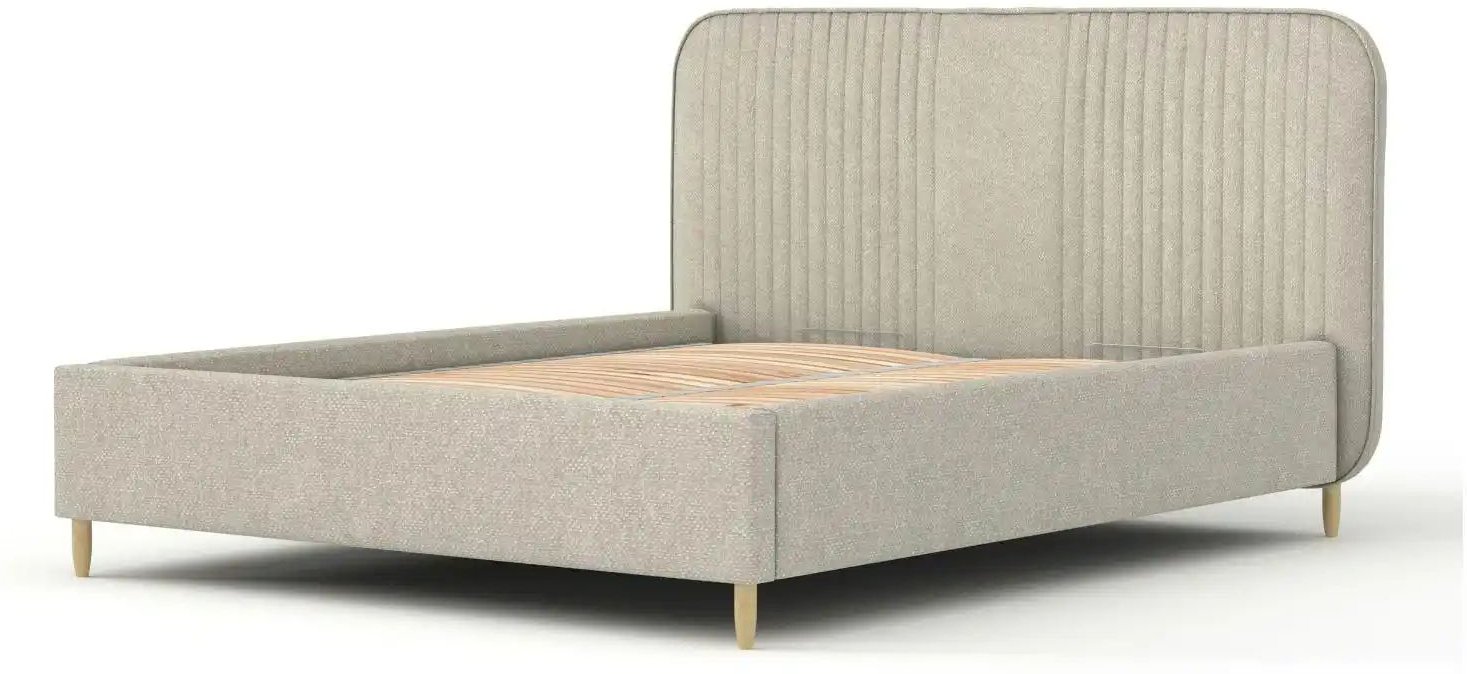 Polsterbett mit Stauraum Livy ¦ beige ¦ Maße (cm): B: 211 H: 116 Betten > Polsterbetten - Höffner