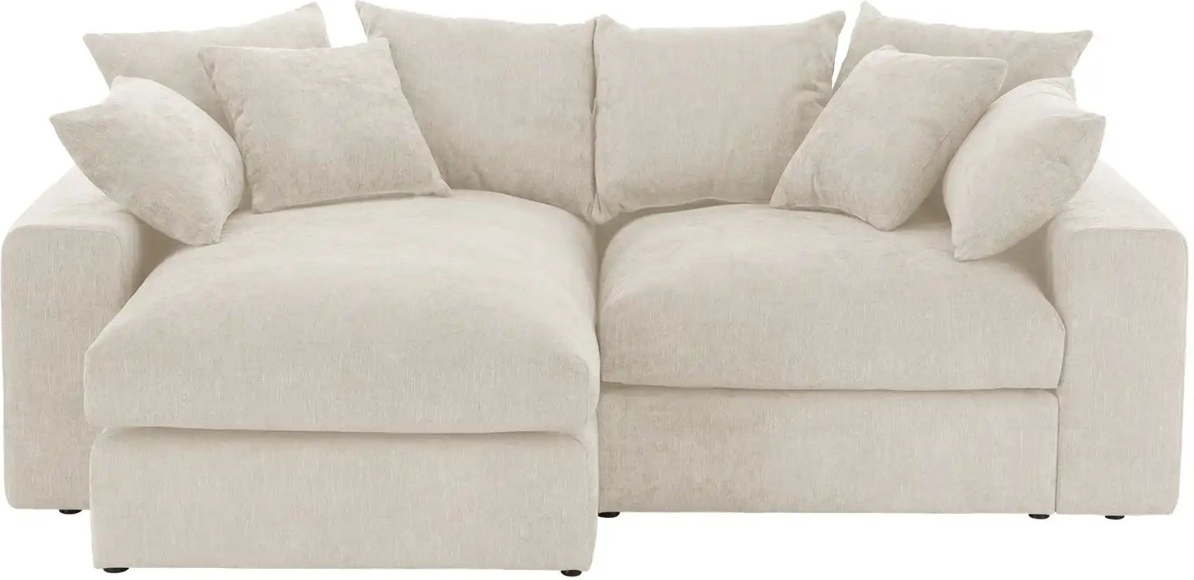 uno Ecksofa beidseitig montierbar Nea ¦ beige ¦ Maße (cm): B: 260 H: 81 T: 190.0 Polstermöbel > Sofas > Ecksofas - Höffn...