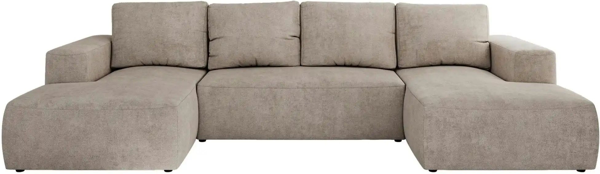 Wohnlandschaft mit Schlaffunktion Trentino ¦ beige ¦ Maße (cm): B: 334 H: 91 Polstermöbel > Sofas > Schlafsofas - Höffne...