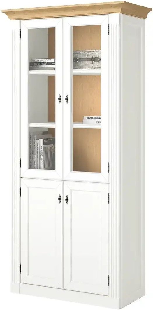 maison bleue Vitrine Petit Chalet ¦ holzfarben ¦ Maße (cm): B: 92 H: 91 T: 44.0 Schränke > Vitrinen - Höffner