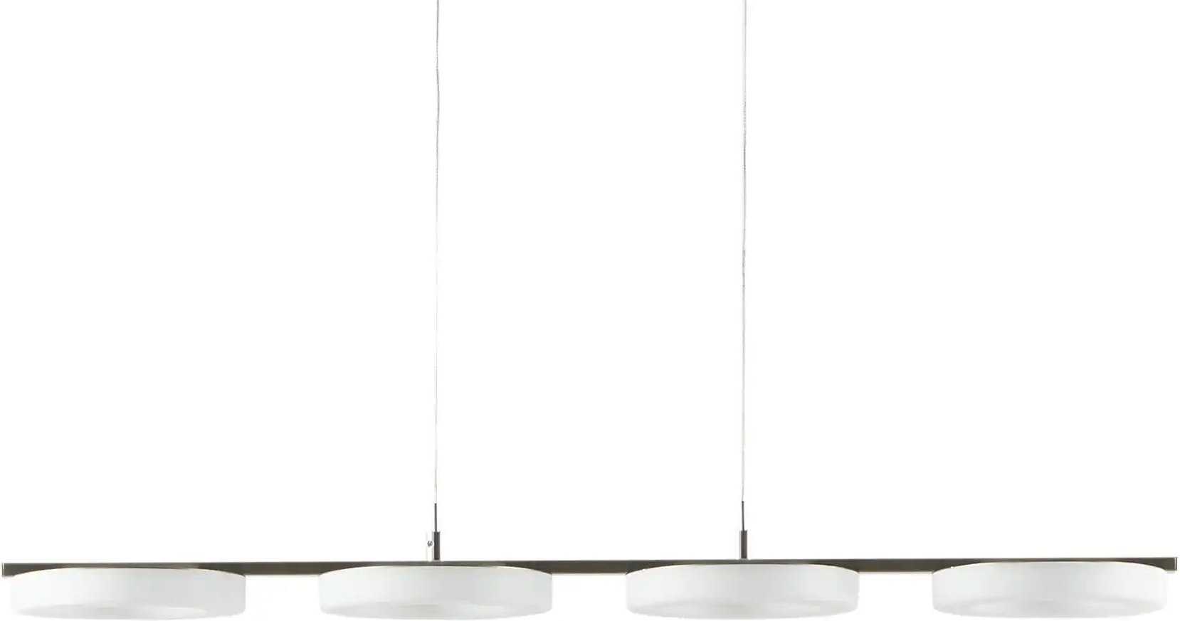 Thumbnail - KHG LED-Pendelleuchte 4-flammig Nickel-matt ¦ silber ¦ Maße (cm): B: 80 H: 150 T: 16.0 Lampen & Leuchten > LED-Leuch...