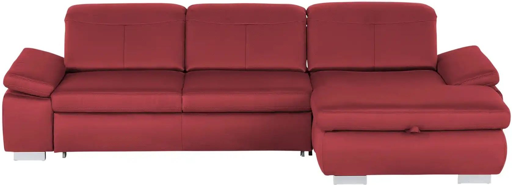 Lounge Collection Ecksofa aus Mikrofaser Kathrin ¦ rot ¦ Maße (cm): B: 309 H: 85 T: 195.0 Polstermöbel > Sofas > Ecksofa...