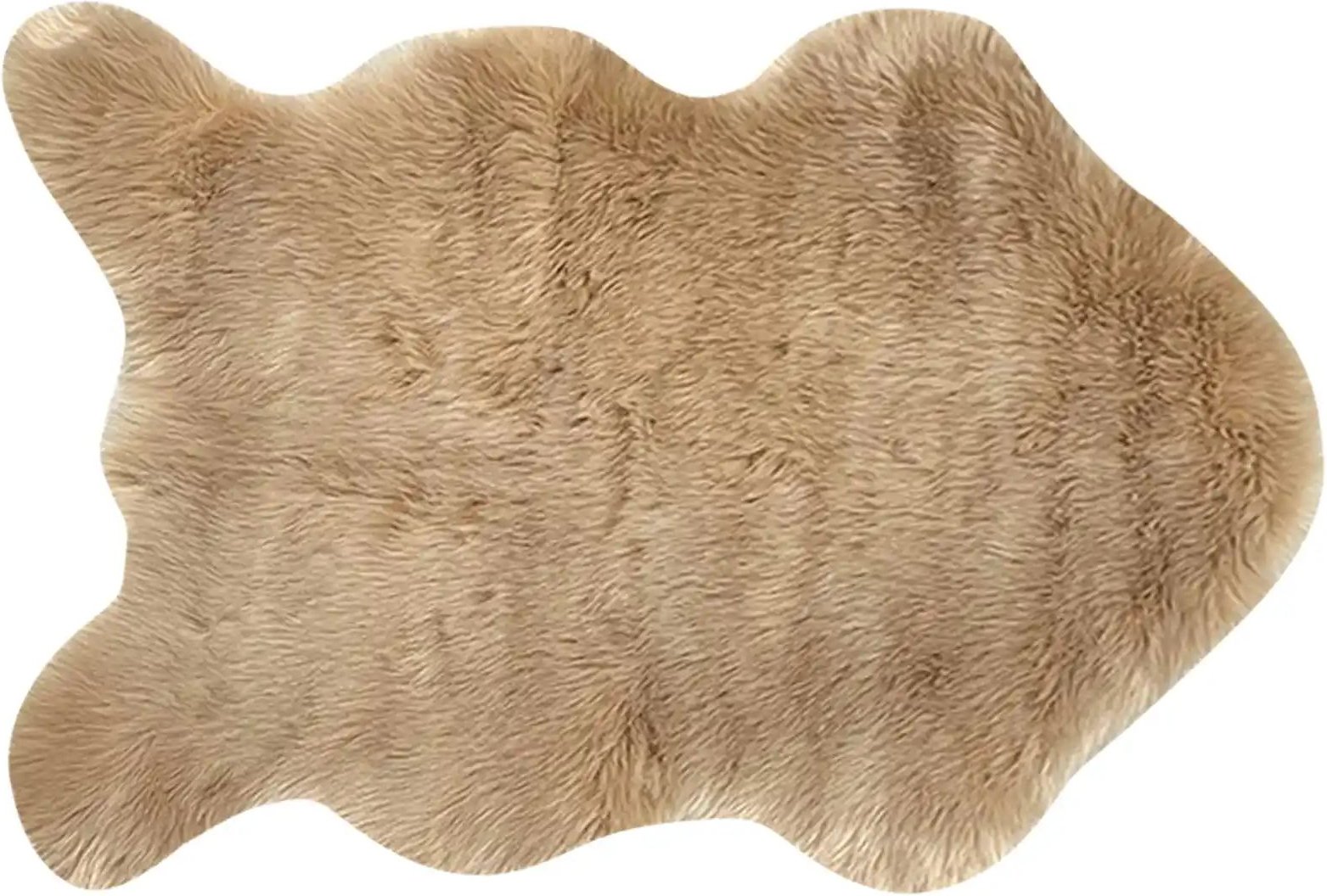 como Kunstfell  Long Shape ¦ beige ¦ Synthetische Fasern ¦ Maße (cm): B: 60 Teppiche > Felle > Kunstfelle - Höffner