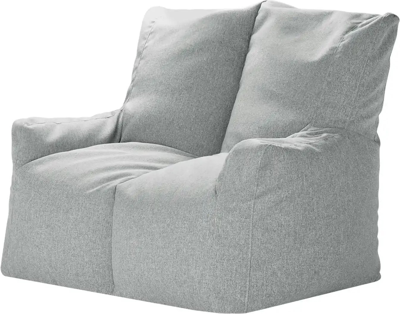Sitzsack-Sofa Fiete ¦ grau ¦ Maße (cm): B: 130 H: 95 T: 80.0 Polstermöbel > Hocker > Sitzsäcke - Höffner