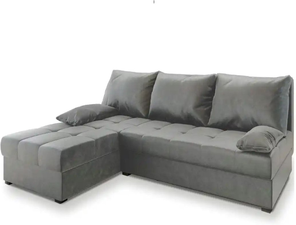 Thumbnail - MASSENO Ecksofa mit Schlaffunktion Rita ¦ grau ¦ Maße (cm): B: 200 H: 85 Polstermöbel > Sofas > 3-Sitzer - Höffner