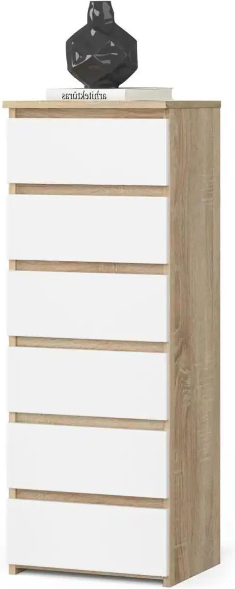 Kommode mit 6 Schubladen Carlo ¦ mehrfarbig ¦ Maße (cm): B: 40 H: 109 Kommoden & Sideboards > Kommoden - Höffner