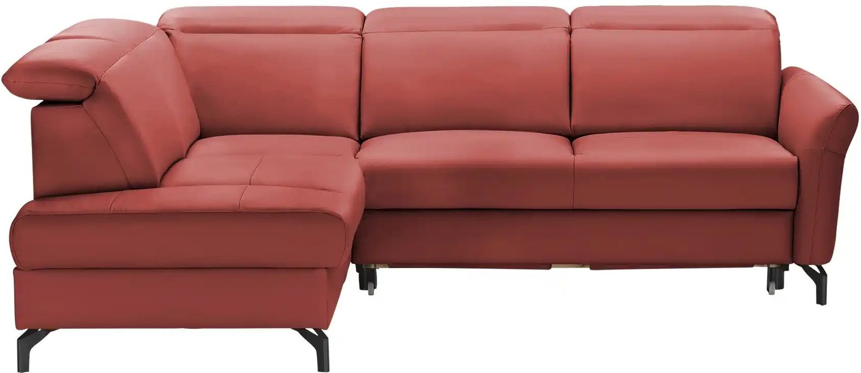 Thumbnail - uno Ecksofa Basel ¦ rot ¦ Maße (cm): B: 243 H: 100 T: 200.0 Polstermöbel > Sofas > 3-Sitzer - Höffner