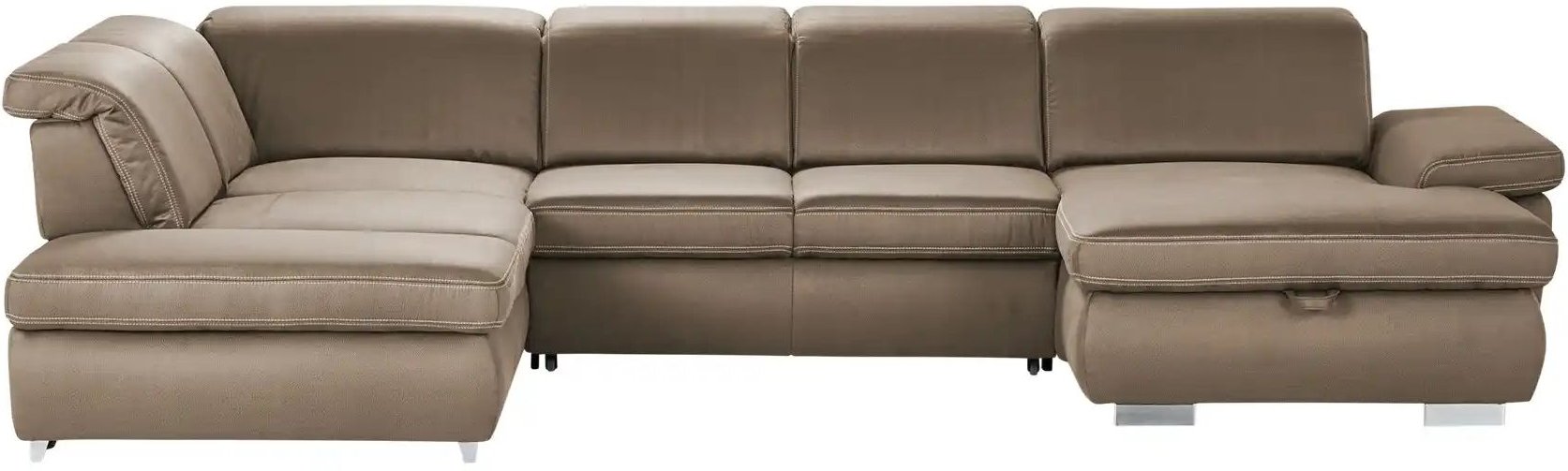 Lounge Collection Wohnlandschaft mit verschiedenen Funktionen Amanda ¦ braun ¦ Maße (cm): B: 379 H: 102 T: 260.0 Polster...