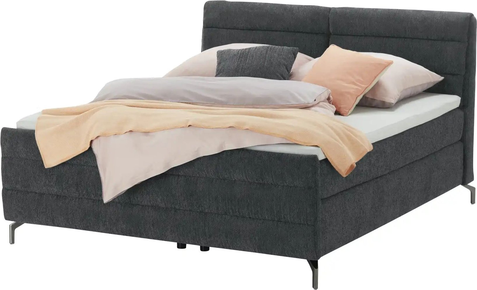 pop Boxspringbett Maranello ¦ schwarz ¦ Maße (cm): B: 188 H: 116 Betten > Boxspringbetten - Höffner