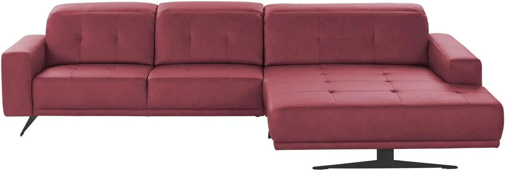 Thumbnail - Wohnwert Ecksofa Bea ¦ rot ¦ Maße (cm): B: 331 H: 101 T: 199.0 Polstermöbel > Sofas > Ecksofas - Höffner
