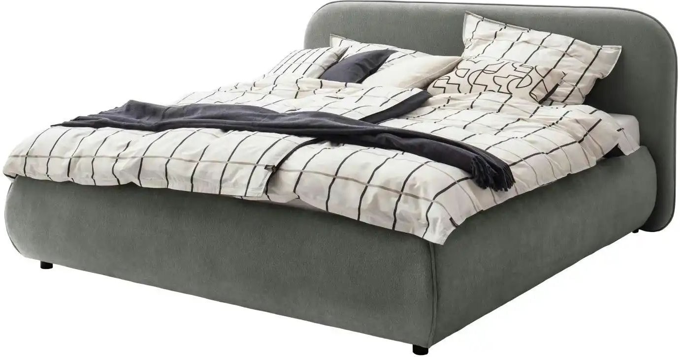 SCHÖNER WOHNEN Kollektion Polsterbett in 180x200 cm Lissabon ¦ grau ¦ Maße (cm): B: 208 H: 105 Betten > Polsterbetten - ...
